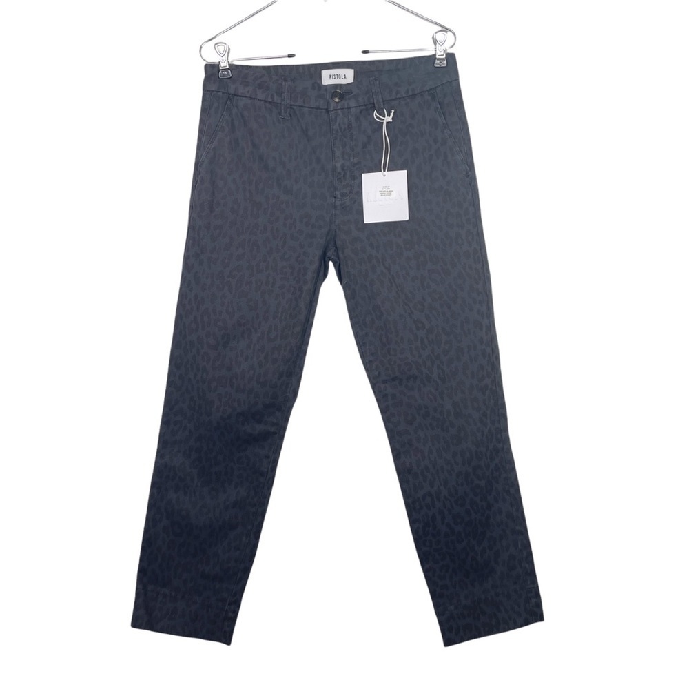 Stitch Fix l Pistola Leopard Print Straight Leg Pants, 27